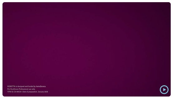 Video player thumbnail for the ROSETTA platform overview video.